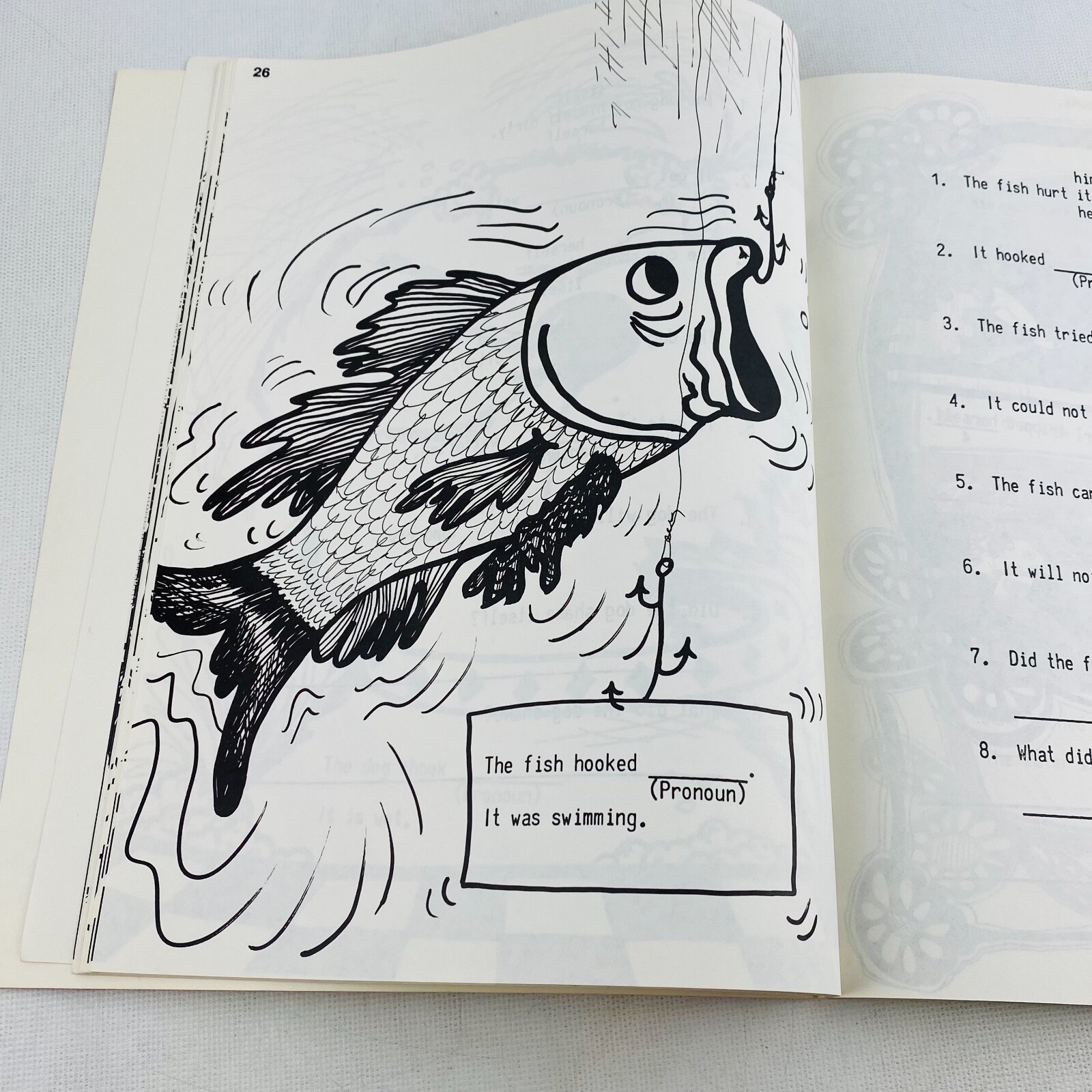 Vintage Pronoun Pages Book 4 Personal Reflexive Pronouns Paige Townson 1983