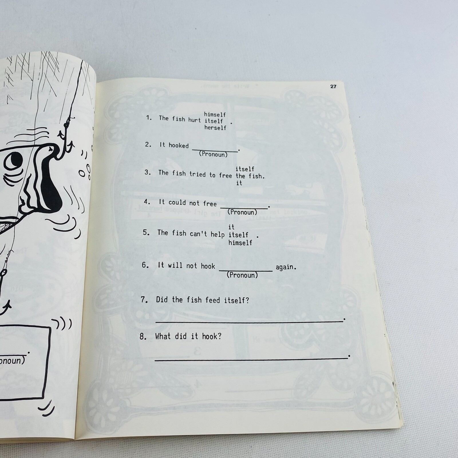 Vintage Pronoun Pages Book 4 Personal Reflexive Pronouns Paige Townson 1983