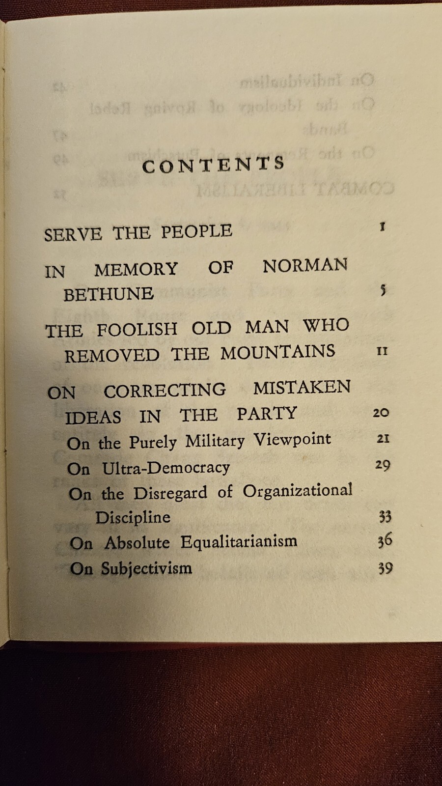 3 BOOKS: QUOTATIONS FROM CHAIRMAN MAO+FIVE ARTICLES BY MAO+MAO ON PEOPLE’S WAR