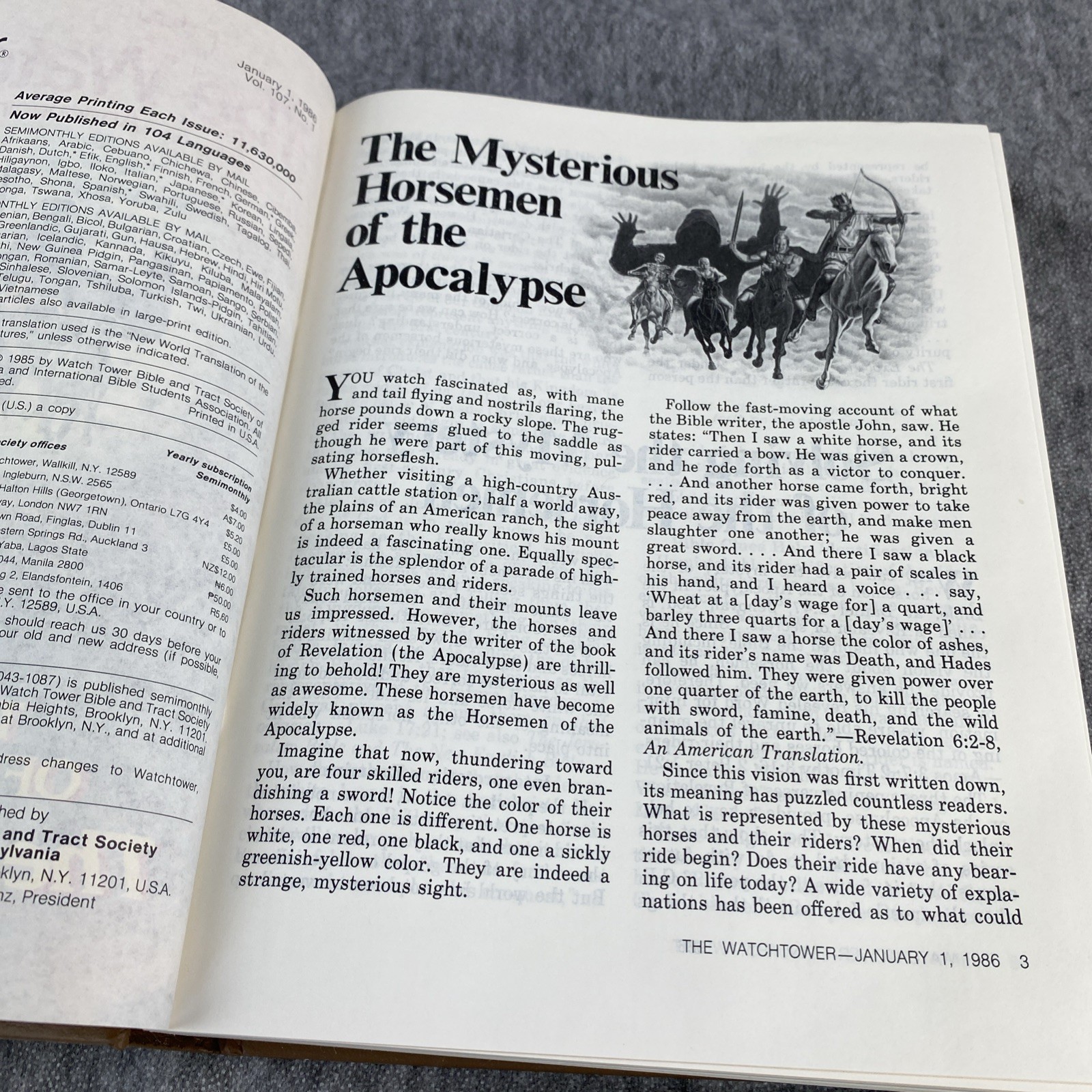 THE WATCHTOWER Faux Leather Bound – All Volumes From 1986 – Jehovah’s Witness ✅
