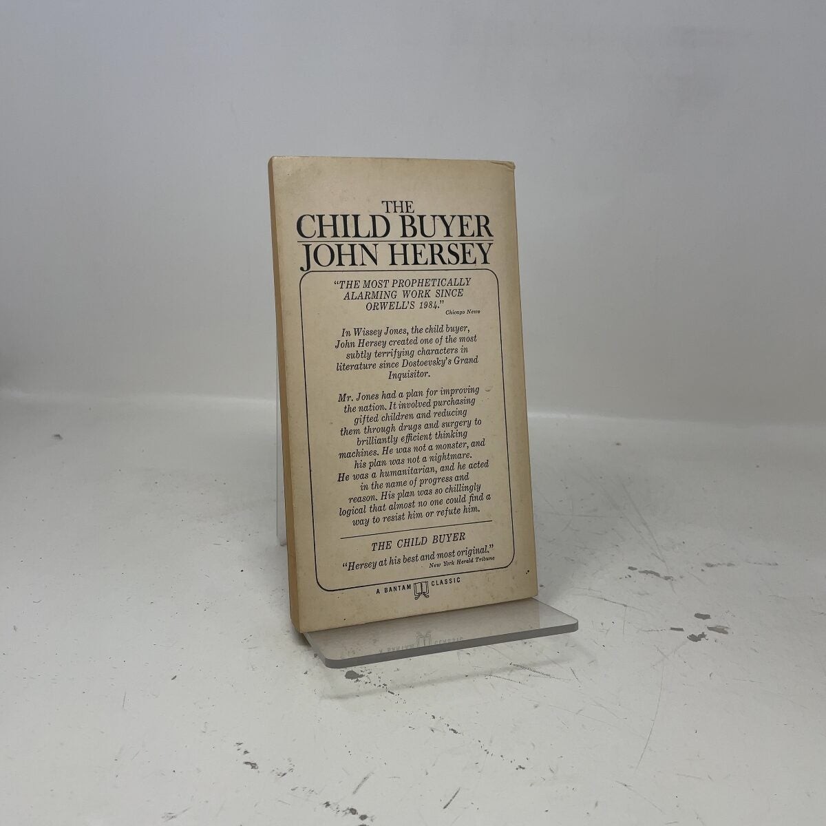 The Child Buyer by John Hersey PB First Thus Very Good 1964