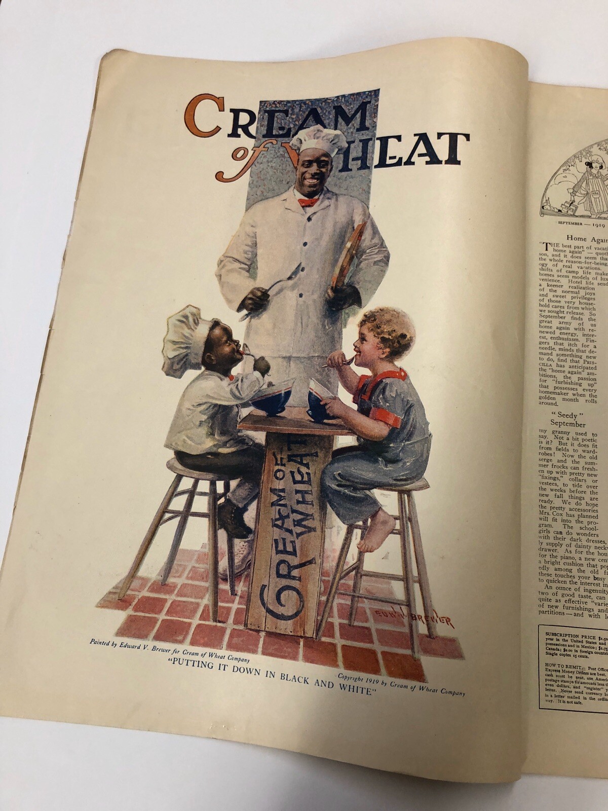 Modern Priscilla Magazine Needlework Women’s Fashions Vintage Ads Sept. 1919