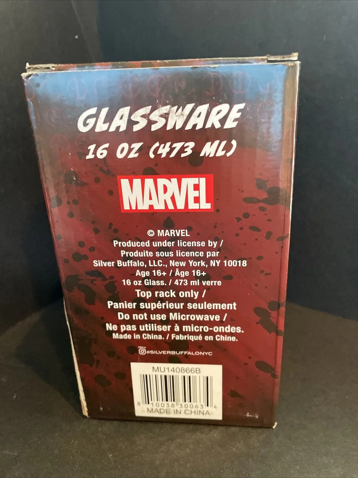 Marvel Deadpool Chimichangaas 16oz Pint