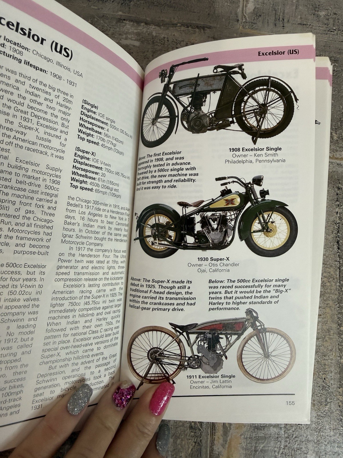 The Illustrated Directory of MOTORCYCLES (Paperback, 480 Colorful Pages, 2002)