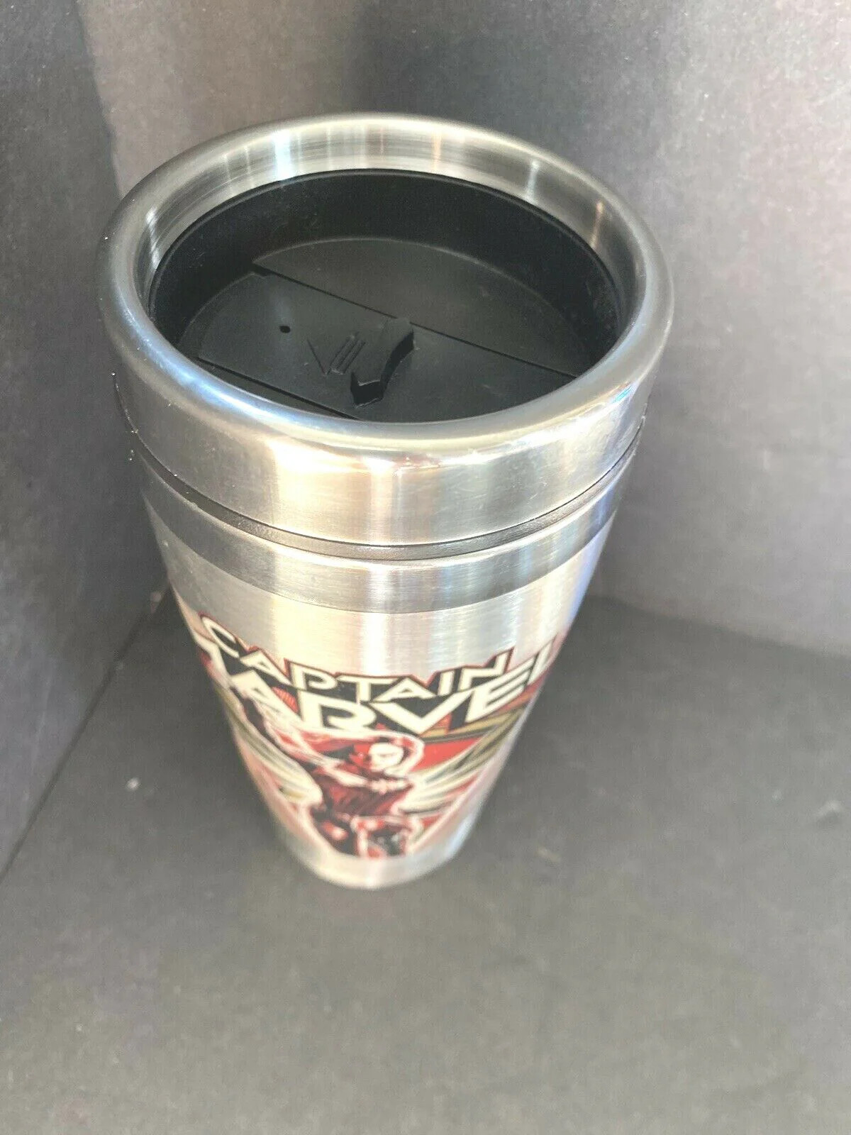 Captain Marvel 16oz Insulated Double Walled Stainless Steel Tumbler NEW