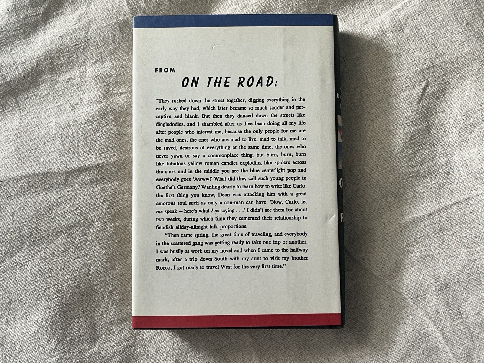 On The Road: A Novel By Jack Kerouac, Hardcover, First Edition, Facsimile 1957
