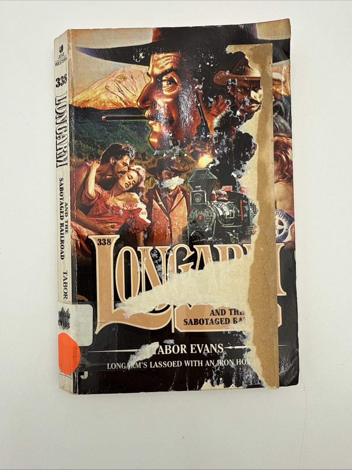 Longarm Western Paperback Lot of 37 Ex Library Reader Copies Jove Series