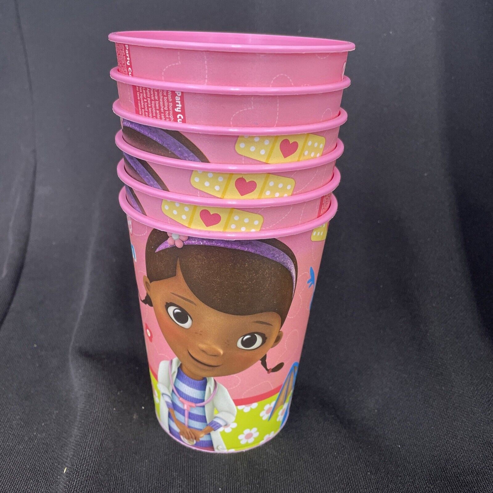 Designware 16oz Party Cup Doc McStuffin Plastic Favor Lot Of 6