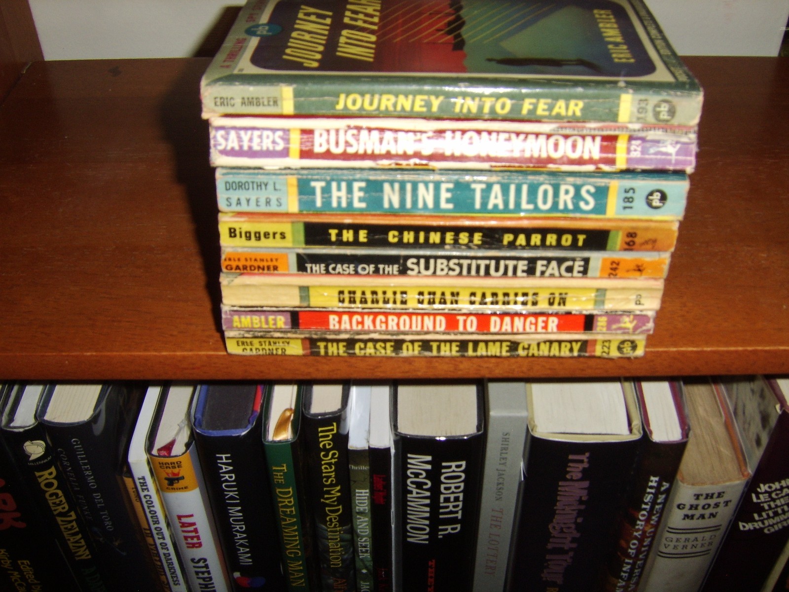 VINTAGE MYSTERY COLLECTION-BIGGERS-SAYERS-AMBLER-GARDNER-POCKET BOOK 1940’S