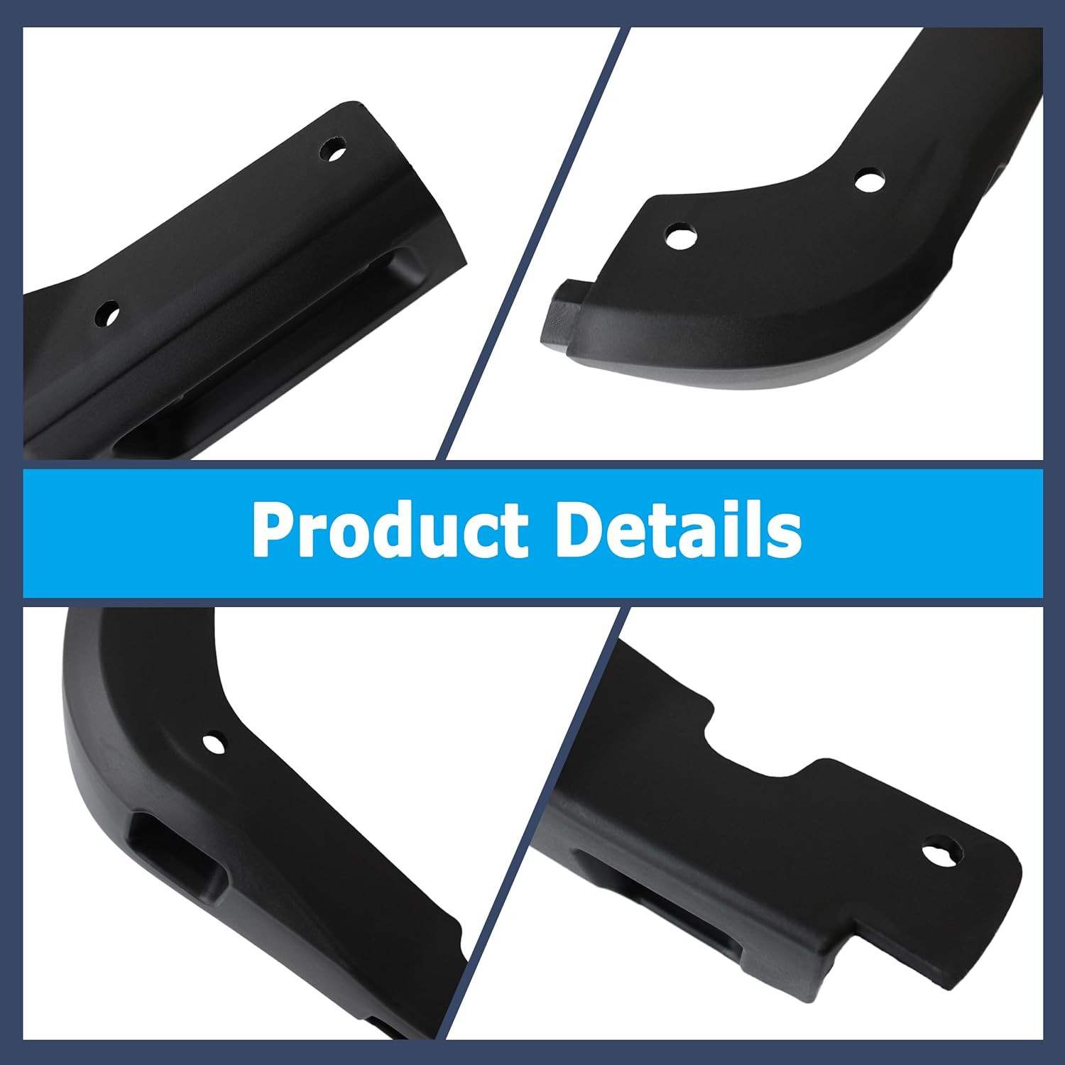 Mud Flaps Delete for GMC Sierra 1500 2019-2025, Durable ABS Material, No-Drill S
