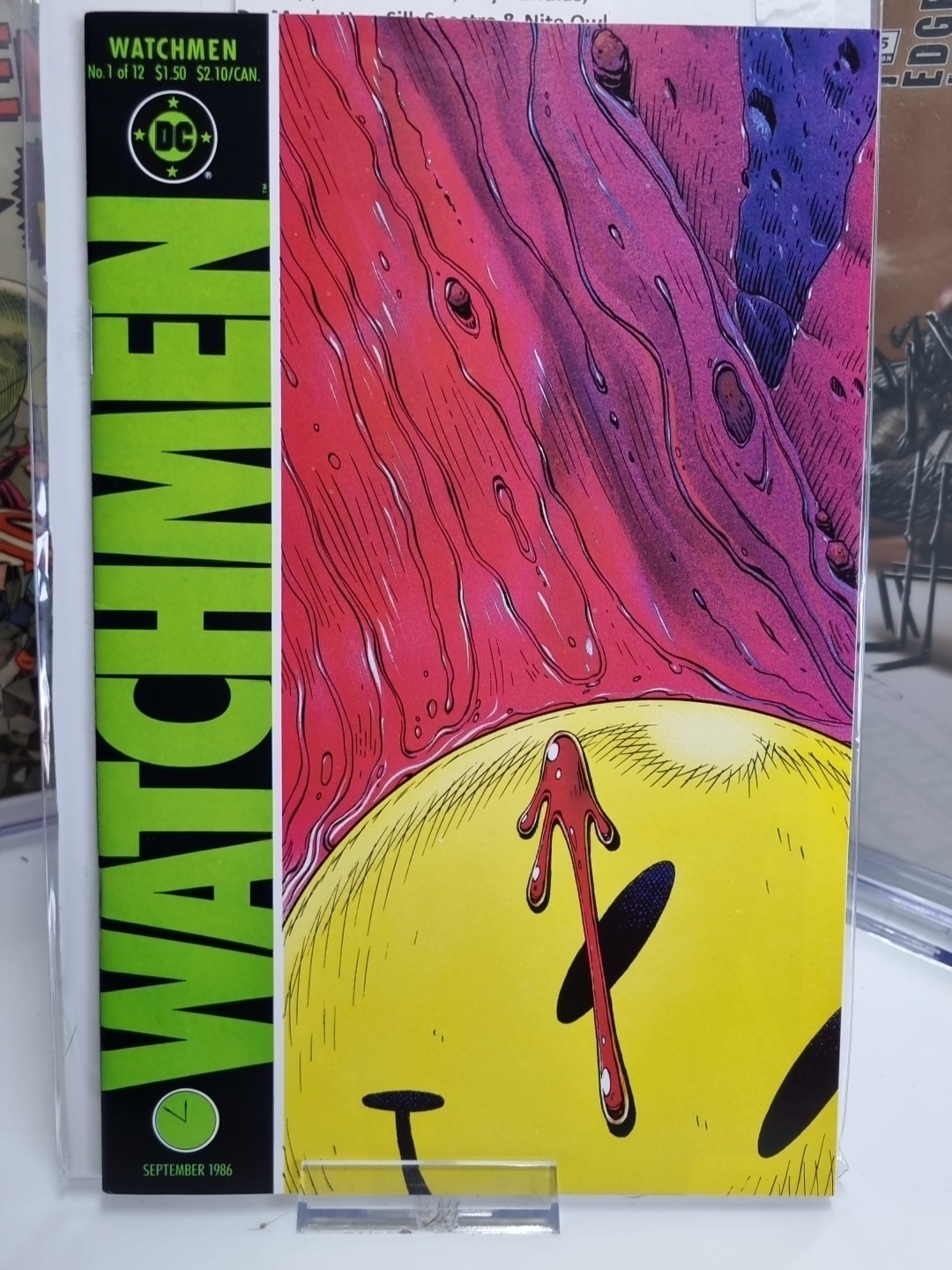 Watchmen #1 (1986) DC KEY Issue – First Printing Cover NM. Rare NM