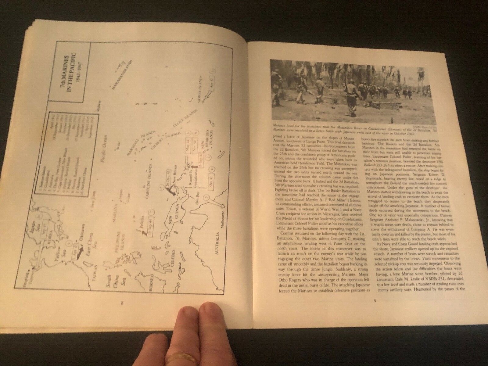 A Brief History Of The 7th Marines James Santelli 1980 83 Pages GOOD