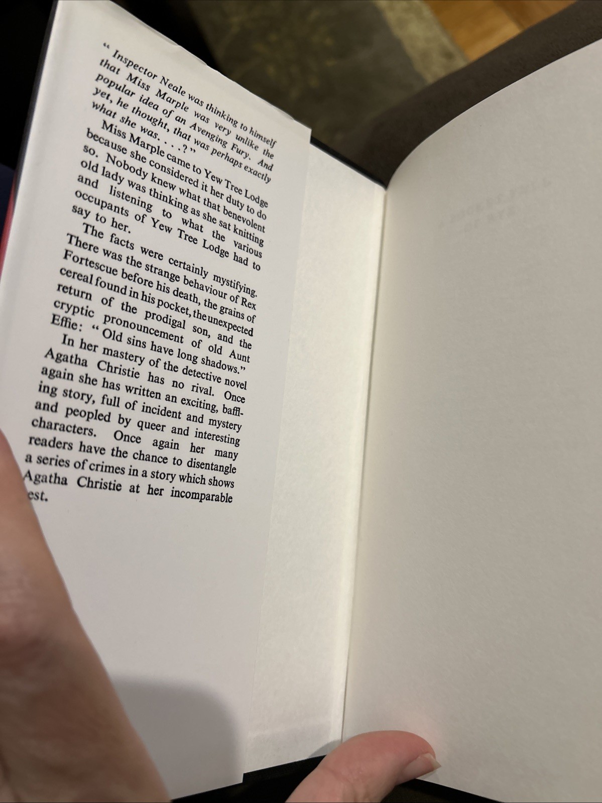 A Pocket Full of Rye by Agatha Christie Facsimile 2006 Hardcover DJ
