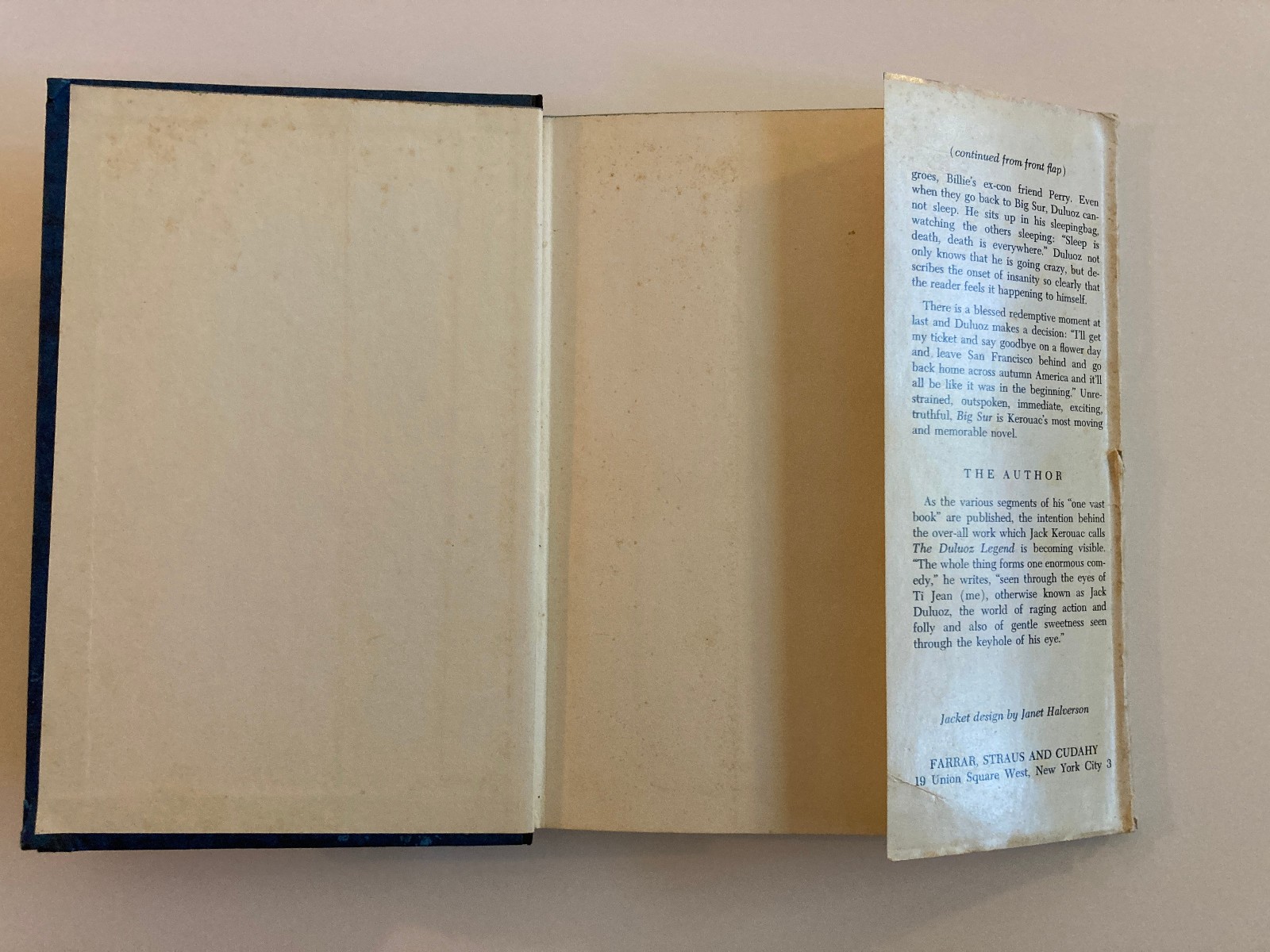 Jack Kerouac / Big Sur 1st Edition 1962