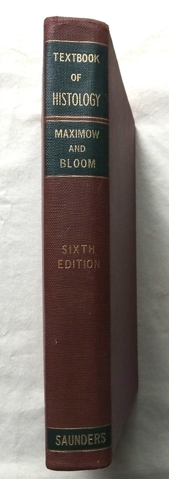 used 1950’s HARD COVER MEDICAL BOOK COLLECTION (8) FROM A DOCTOR’S OFFICE