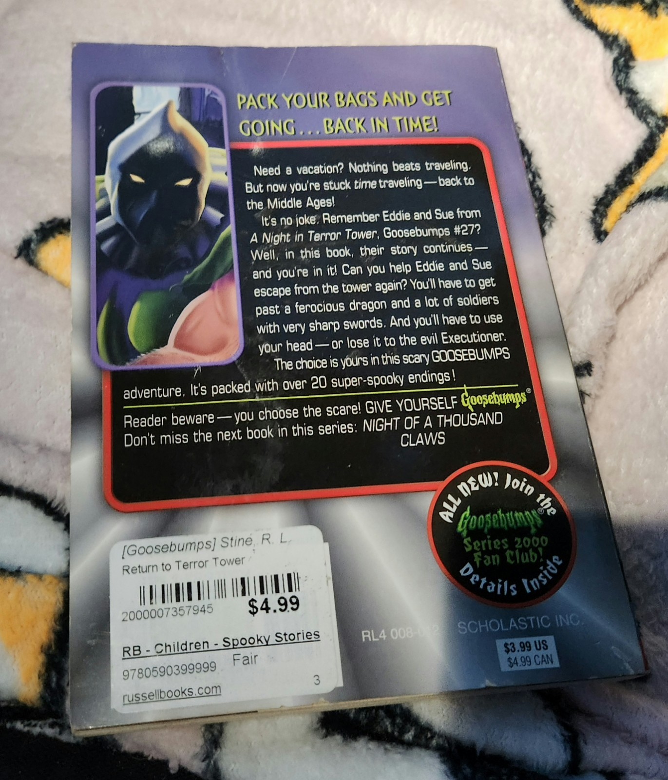 R. L. Stine Give Yourself Goosebumps Special Edition #2 Return to Terror Tower
