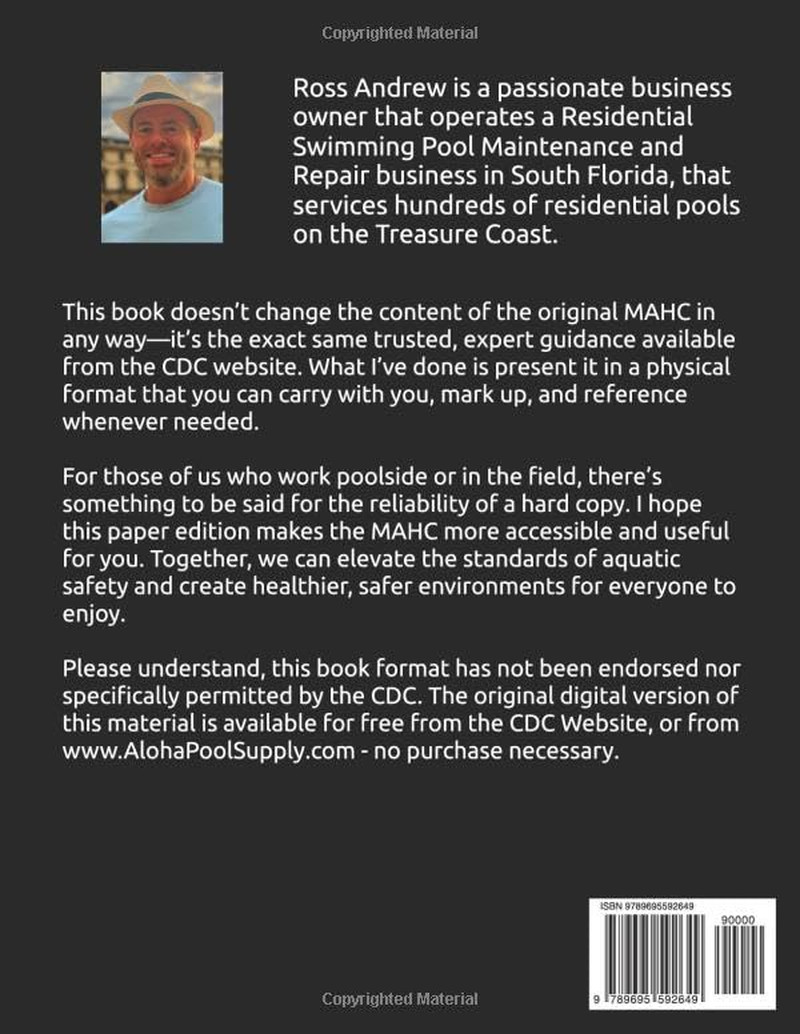 2023 Model Aquatic Health Code (MAHC) 4Th Edition: Code Language as Posted by CD
