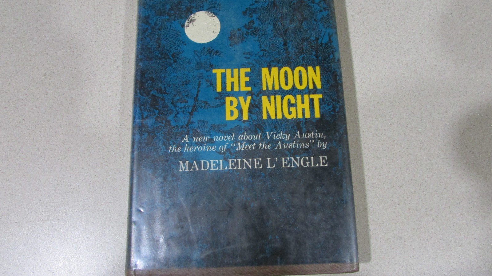 The Moon by Night by Madeleine L’Engle HC/DJ, ex-library 1st printing