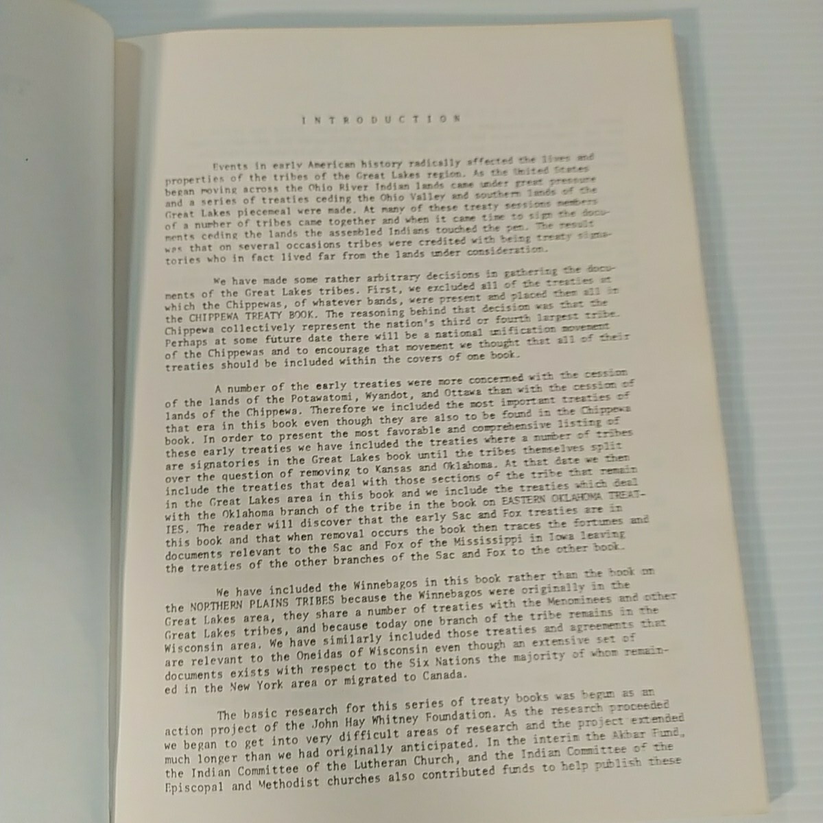 AMERICAN HISTORY TREATIES AGREEMENTS OF THE INDIAN TRIBES OF THE GREAT REGION
