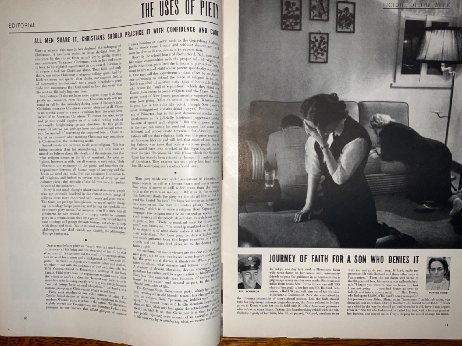 Life Dec 28 1953: Wizard of Oz-rare original drawings, 14 nations in Paris-NATO