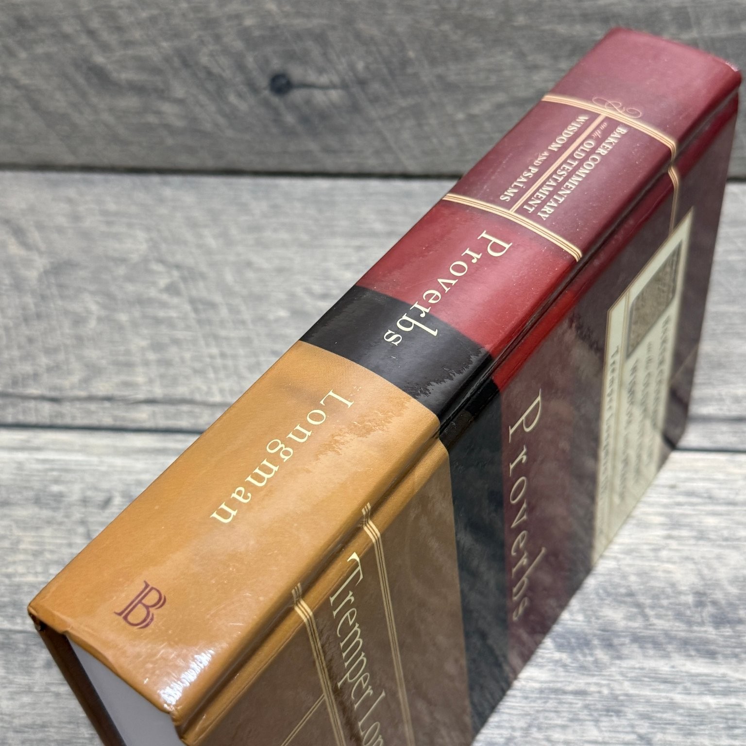 Proverbs Tremper Longman III 2006 Baker Commentary Old Testament Hardcover