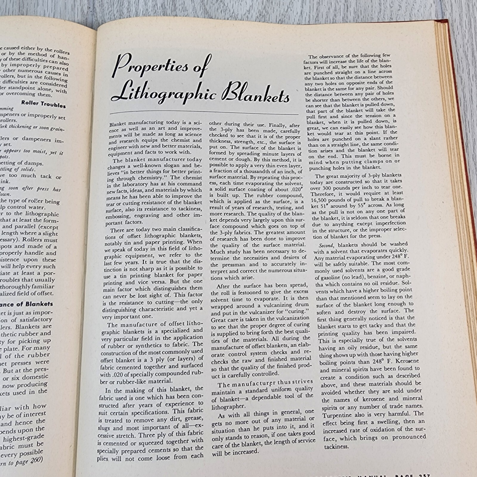 1940 VTG Book The Lithographers Manual W Selling Production Management 1st Ed.