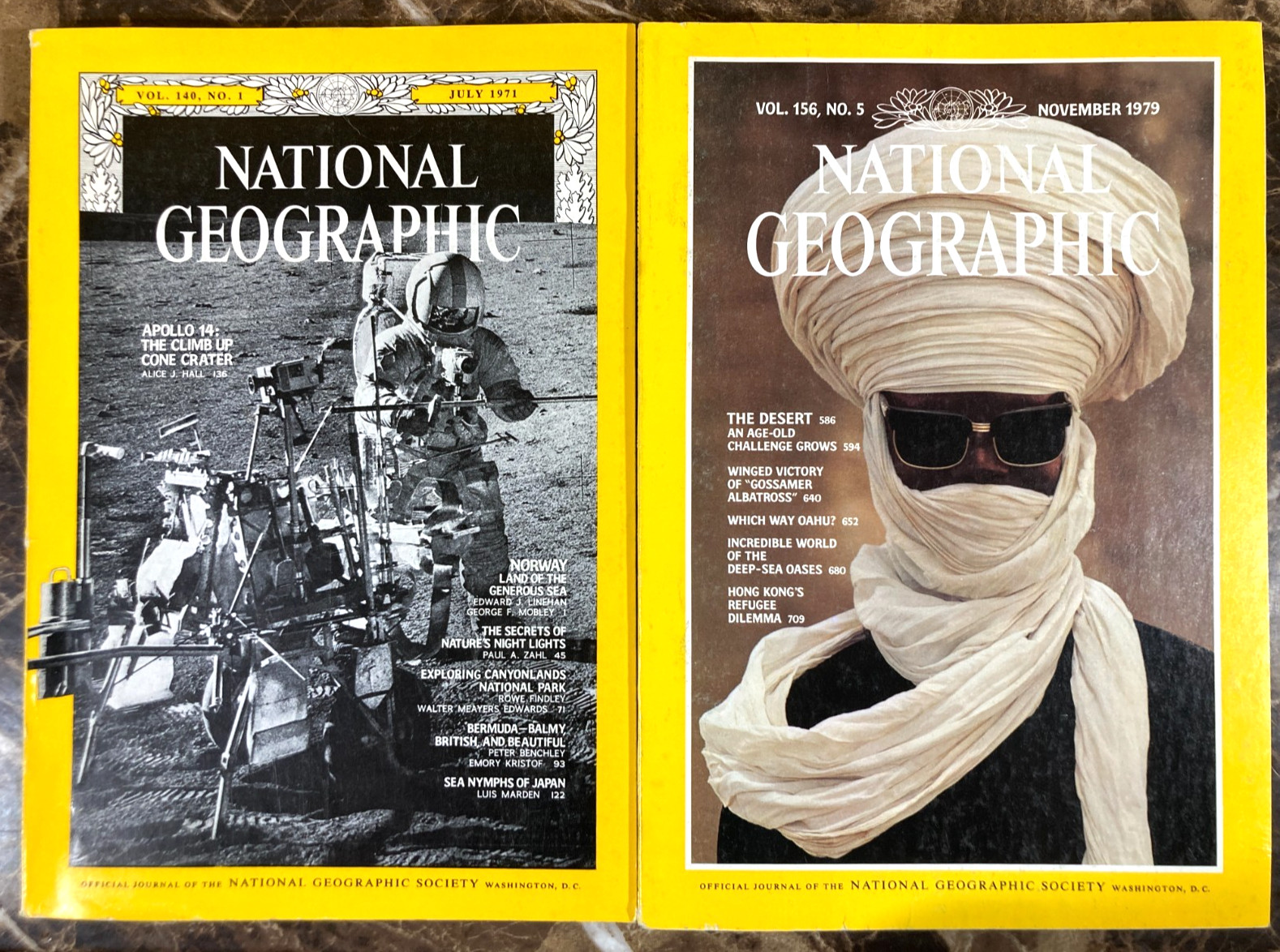 National Geographic Magazine 1968-2024 Lot of 10 Random Pick G-VG No Duplicates
