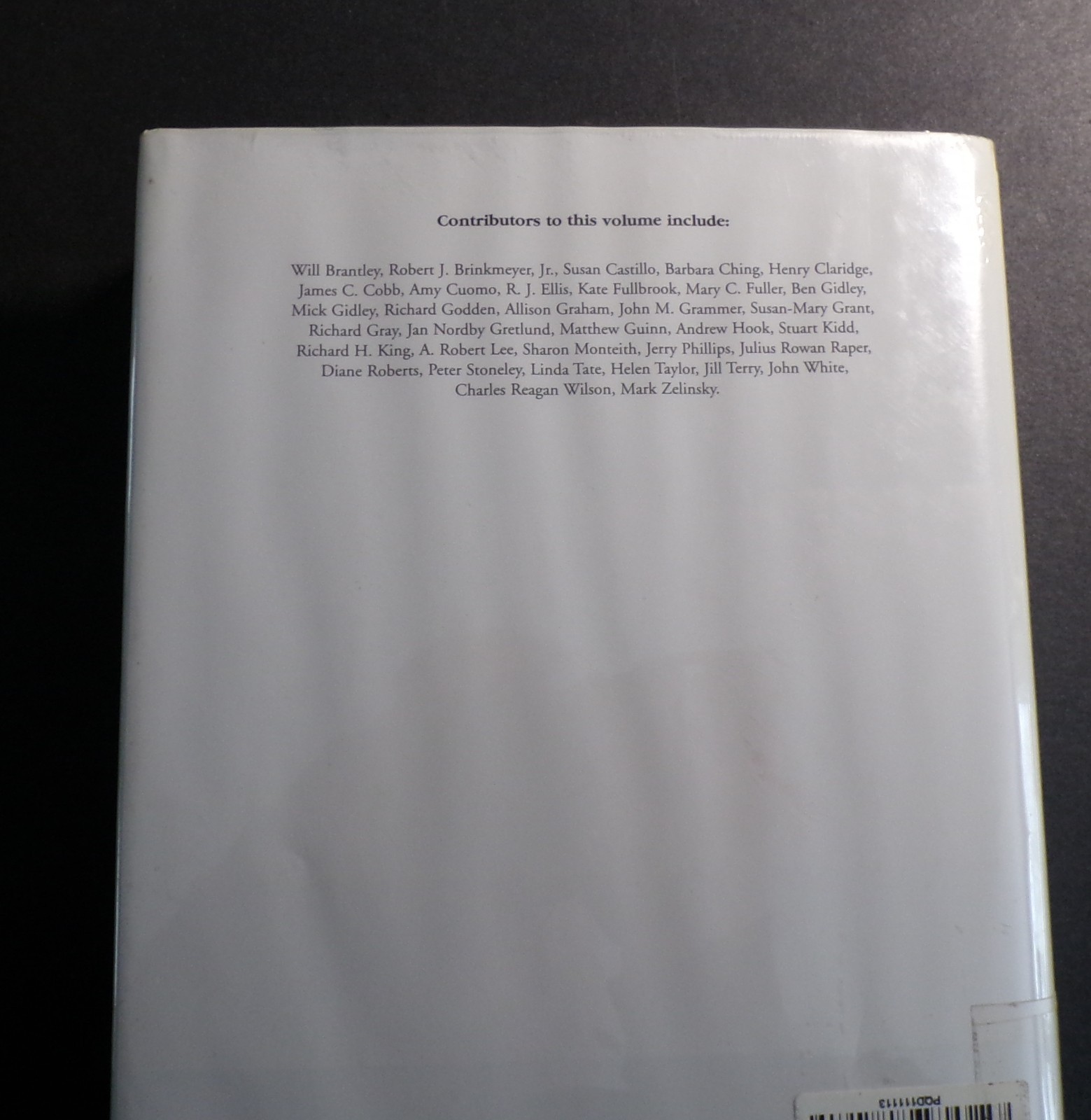 The Literature and Culture of the American South Blackwell HARDCOVER ex libris