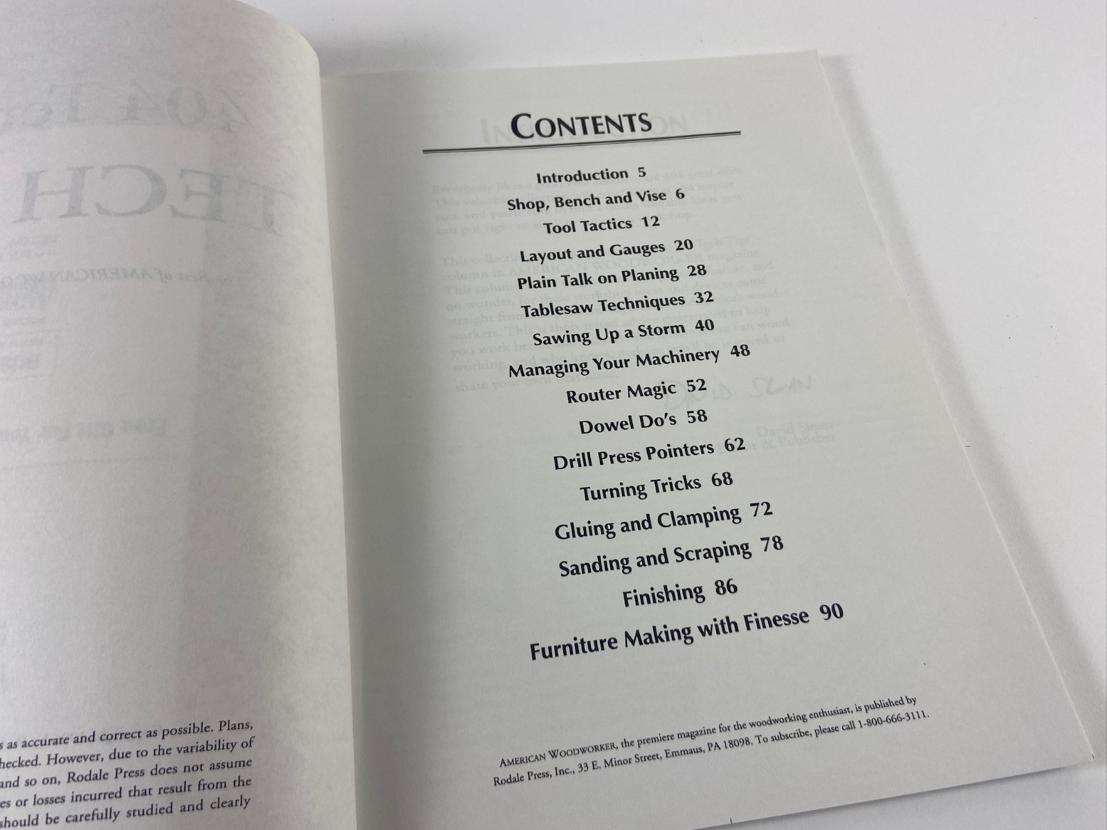 404 Terrific Tech Tips – Best of American Woodworker Magazine Shop Guide