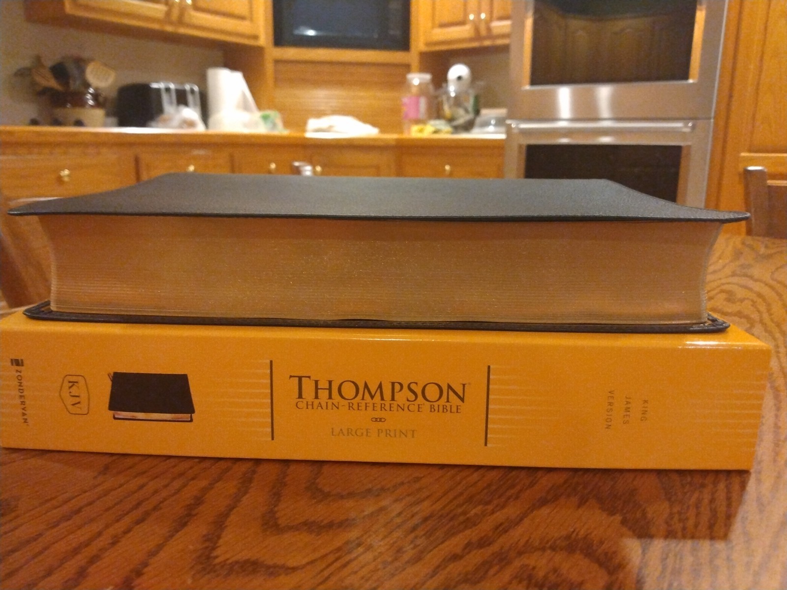 Kjv Thompson Chain-Reference Bible LARGE PRINT ~ Retail $189.99~ Cowhide Leather