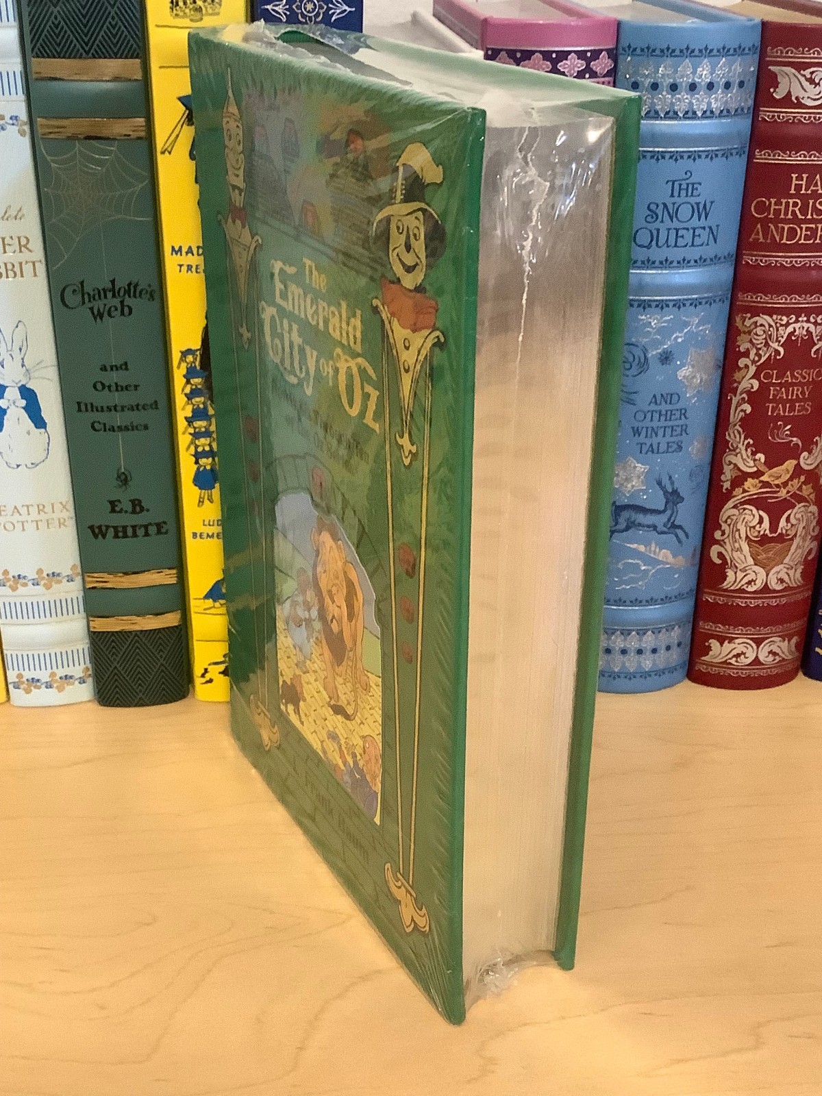 The Emerald City of Oz Novels 6-10 in one book by L. Frank Baum – leather illus.