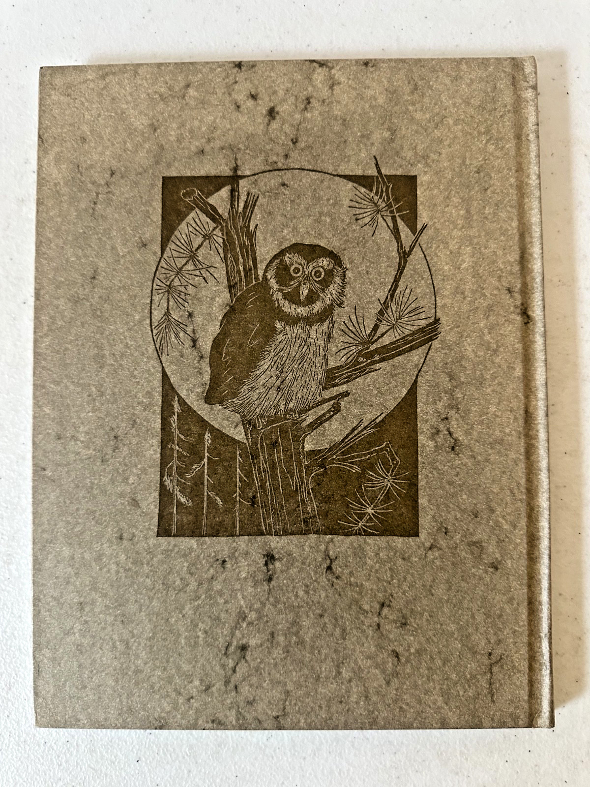 Aggrandize Gwen Frostic 1993 1st ed poetry block print art nature natural animal