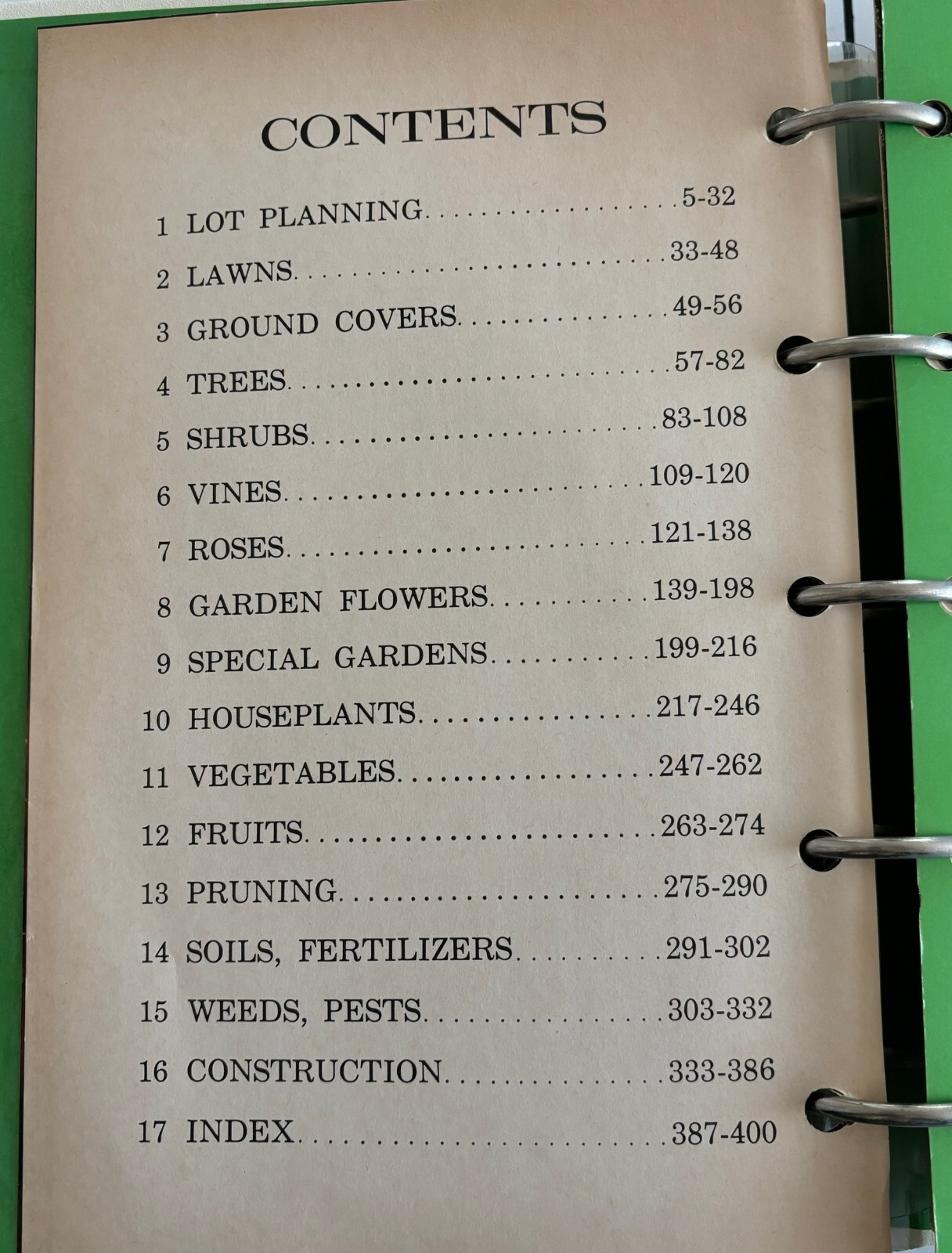 Better Homes & Gardens New Garden Book 1968 – 400 pages – Ring bound