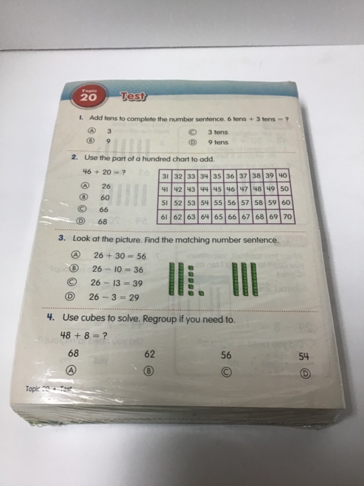 Pearson Education Workbooks Interactive Learning Lesson 20-1 thru 20-8 NEW