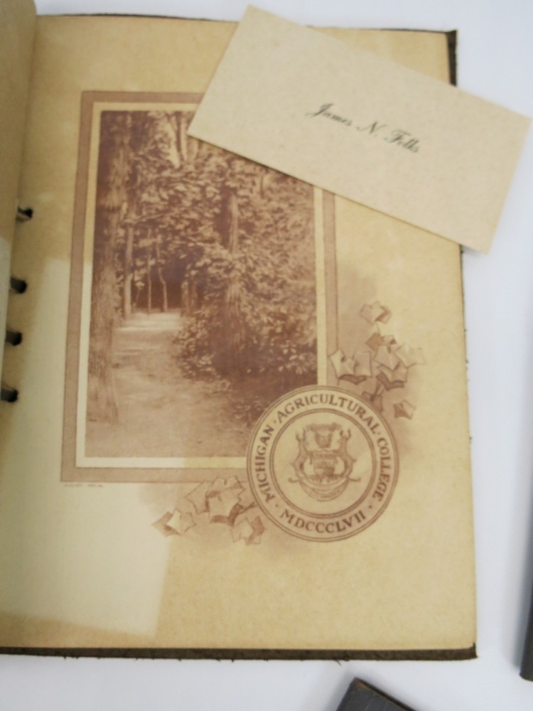 3 MICHIGAN STATE COLLEGE COMMENCEMENT PROGRAMS FOR 1919, 1925, 1927