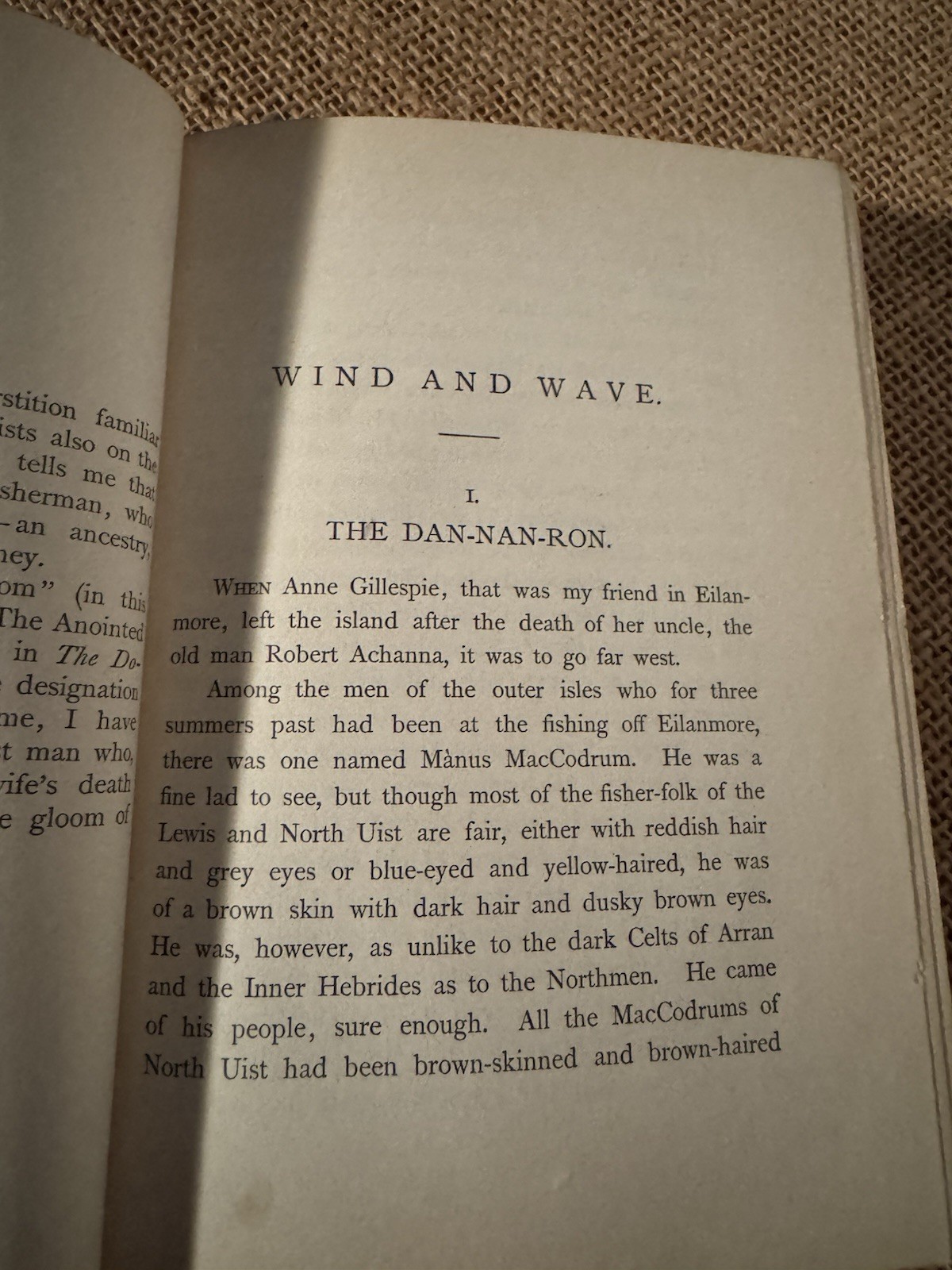 Antique Book “Wind and Wave” by Fiona Macleod; 1902; 1st Ed; Rare