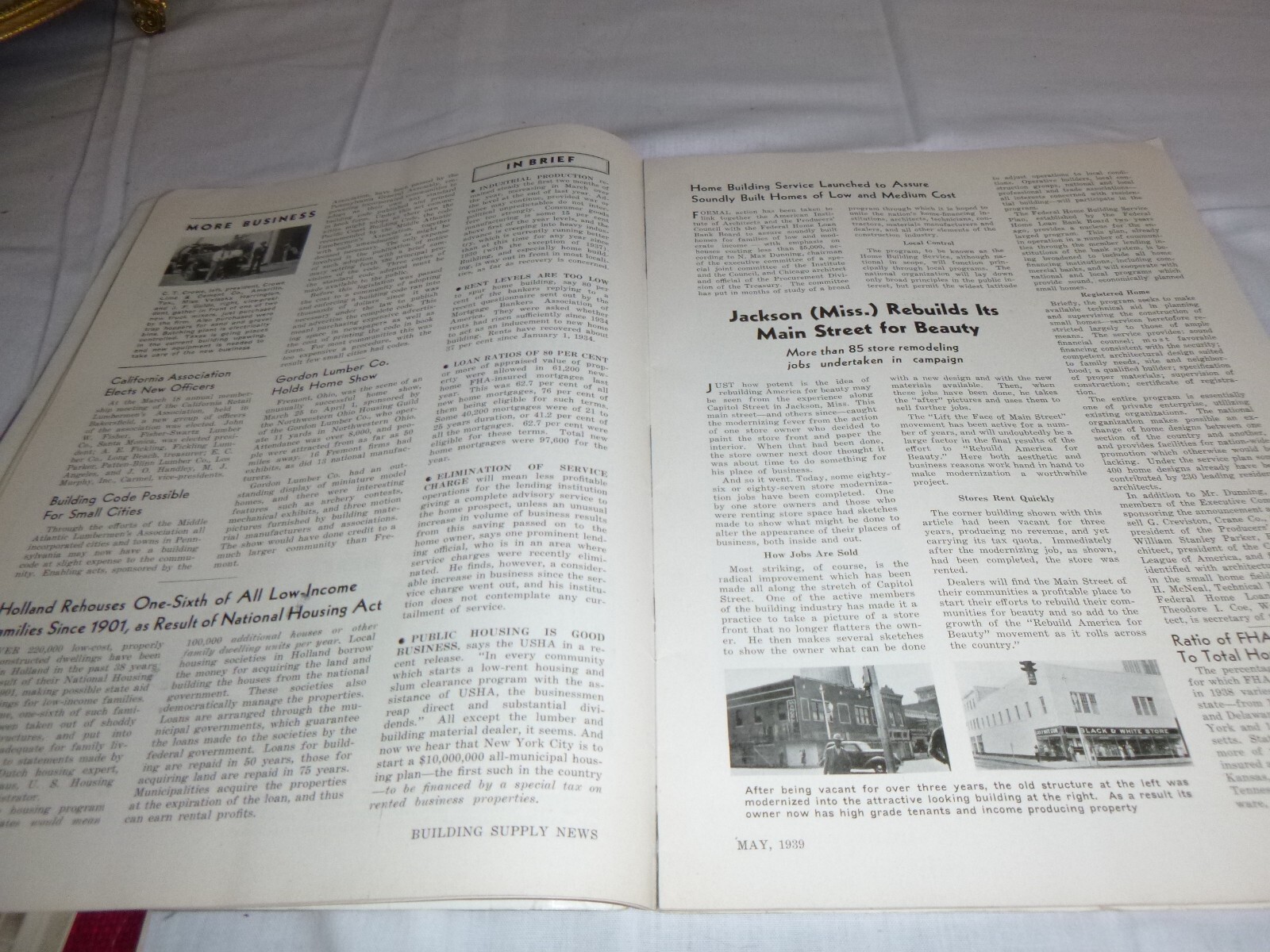 Vtg May 1939 Building Supply News Magazine 83 pages