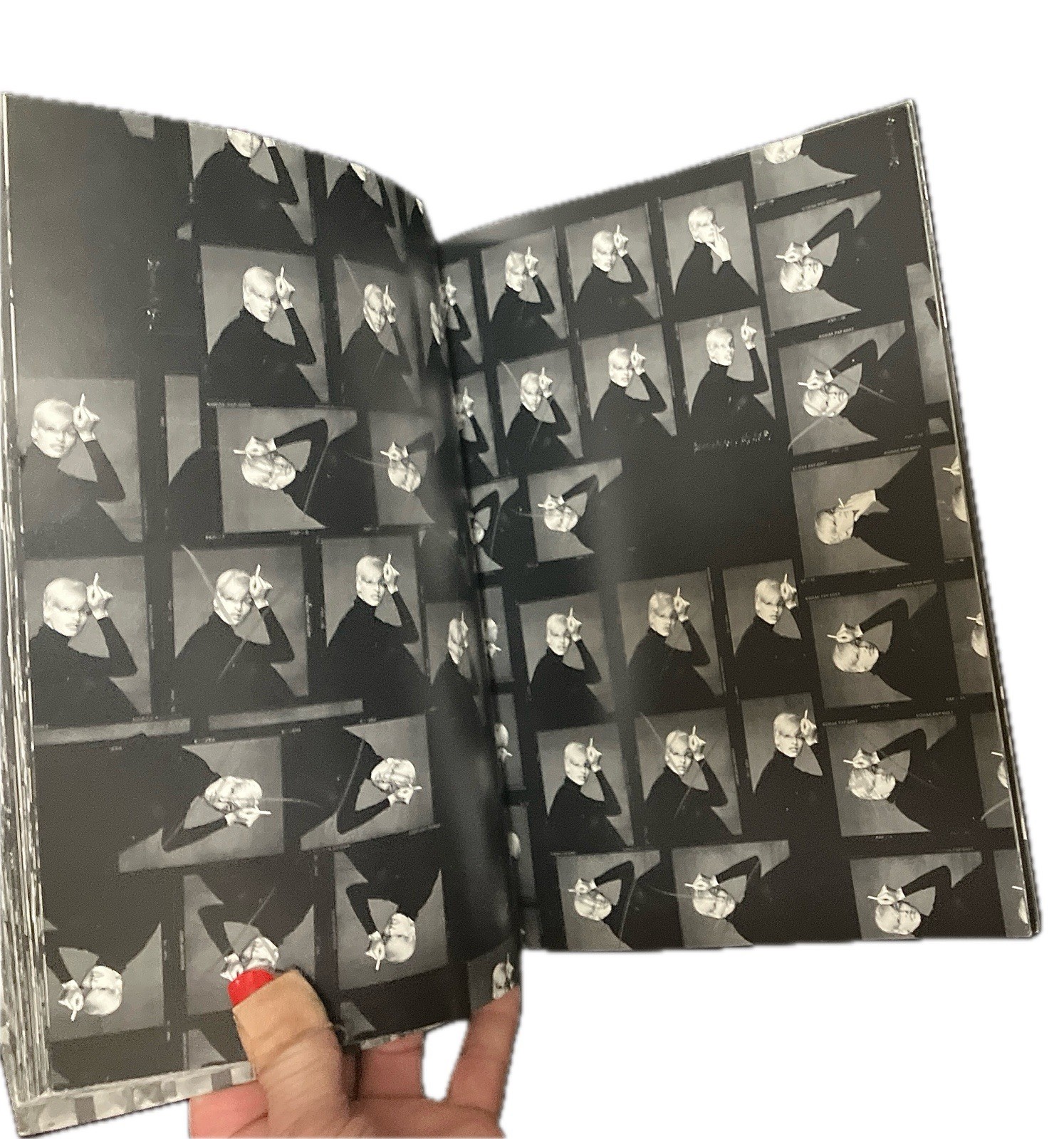 Patrick Demarchelier CONTACT SHEETS 1999 Tony Shafrazi Gallery, First Edition