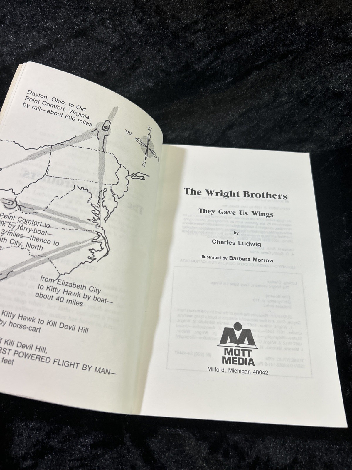 The Wright Brothers: They Gave Us Wings – Charles Ludwig – 1985 p/b Mott Media