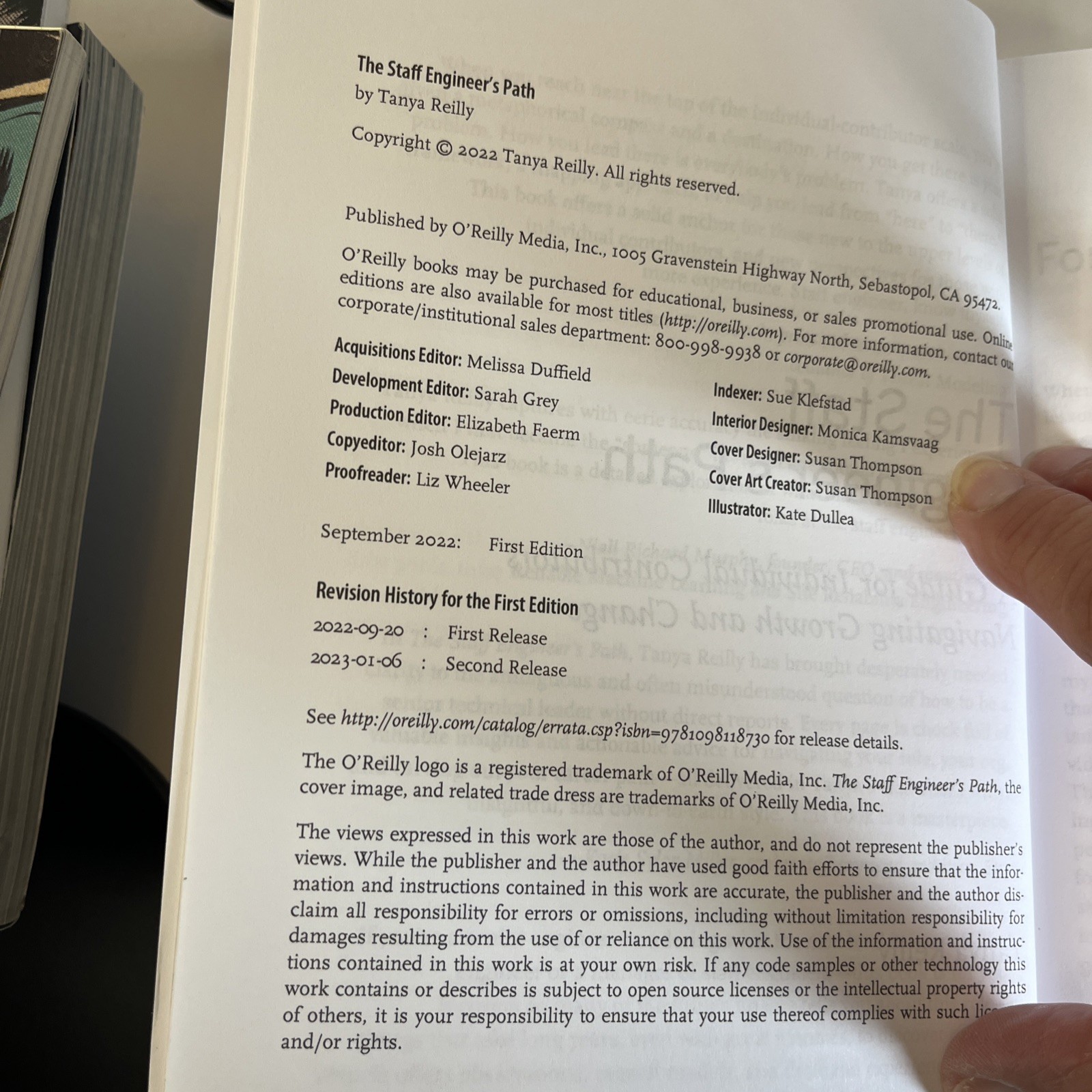 Staff Engineer’s Path : A Guide for Individual Contributors Navigating Growth…
