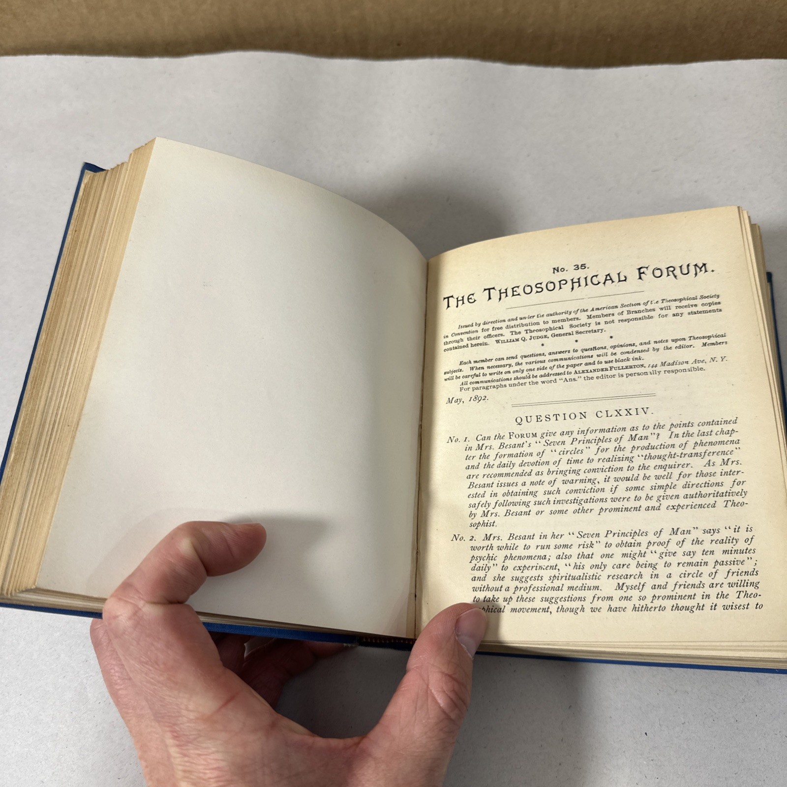 The Theosophical Forum William Q Judge 1889 First Edition 53 Issues Rare Occult