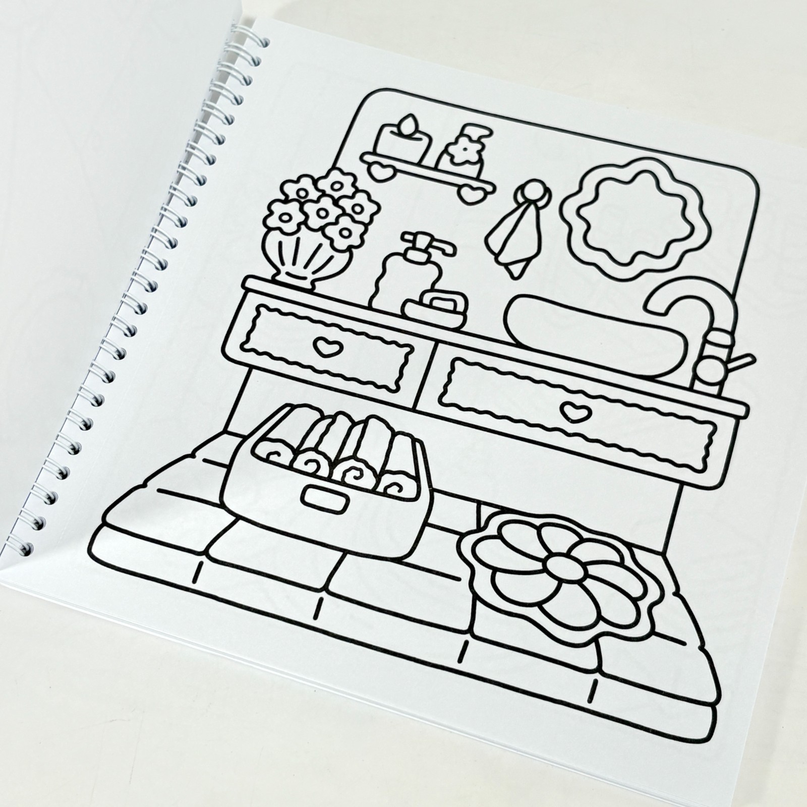 Self-Love: Girl Therapy Coloring Book, Spiral Bound, 40 pg. , 8.5″ x 8.5″