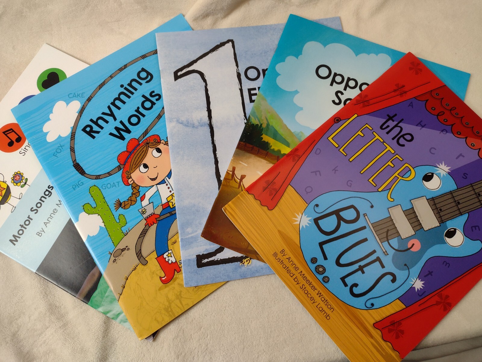 SingPlayLove Preschool Learning Books One & Two Year Old Homeschooling Set of 8