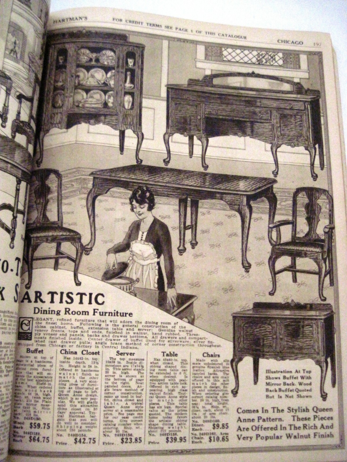 In Creditable 1923 Catalog “Bargain Home Furnishings” w/ 368 Pages of Items *