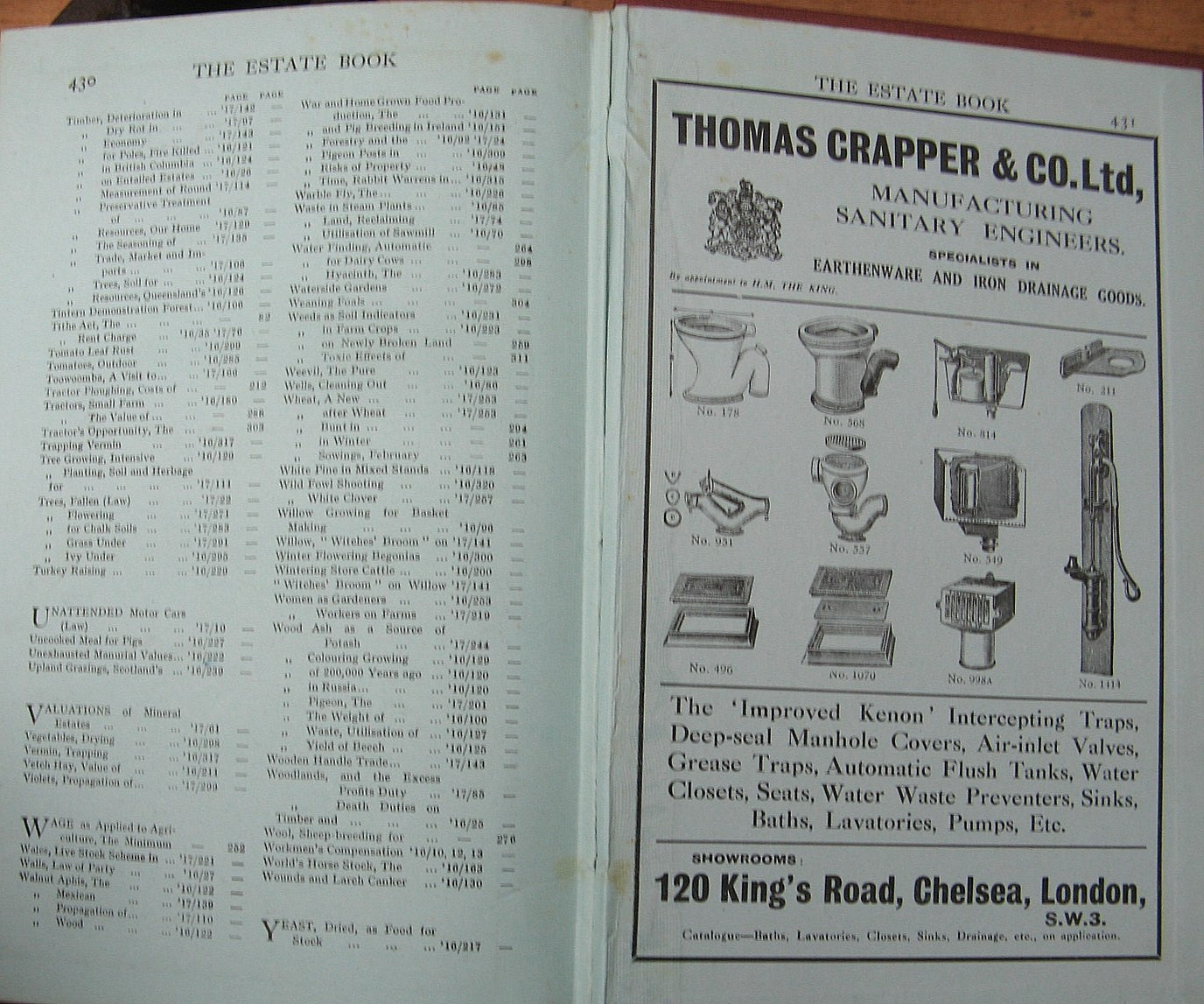 1919 The Country Gentlemen’s Estate Book