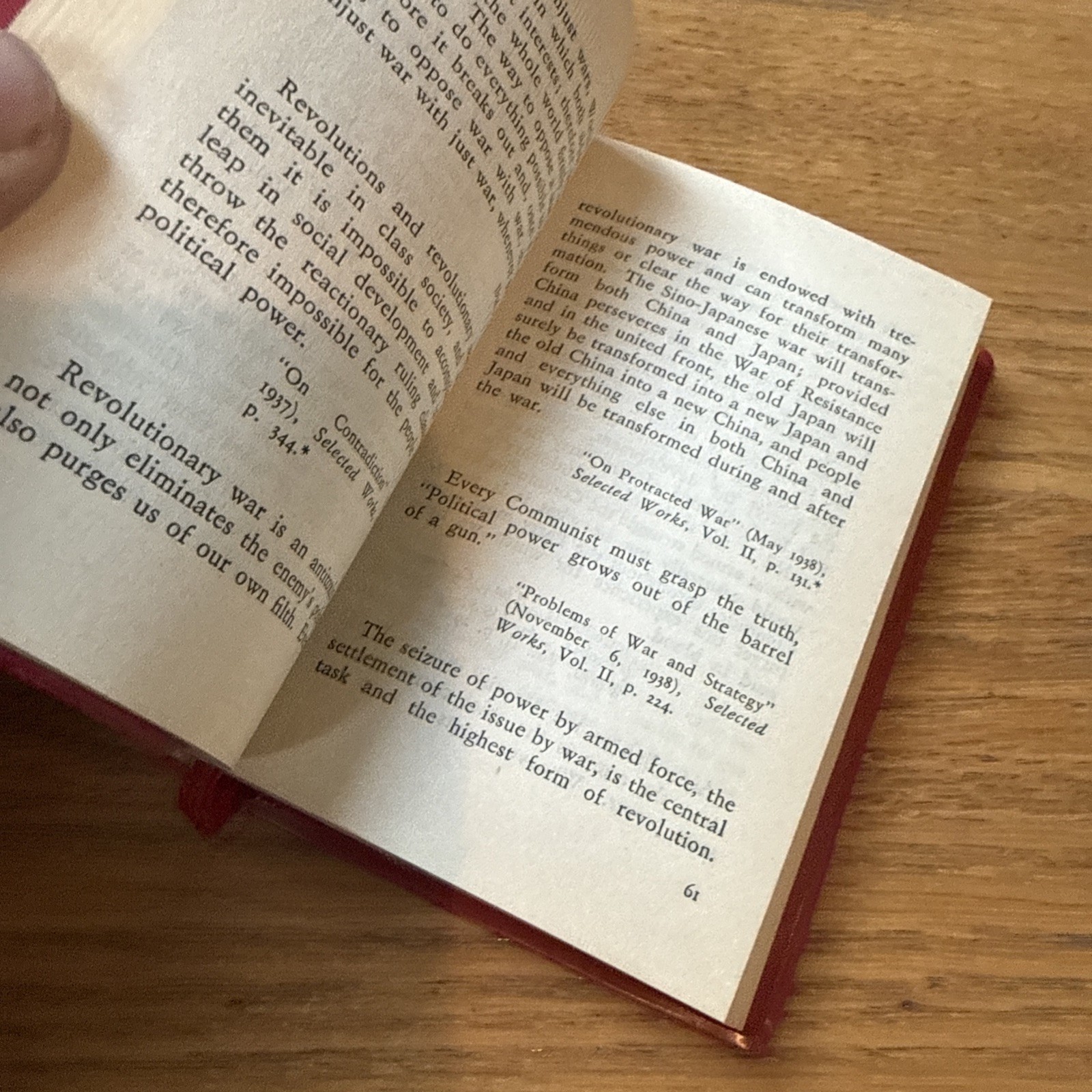 Quotations From Chairman Mao Tse-tung 2nd Edition 1967 Excellent Pocket Sz