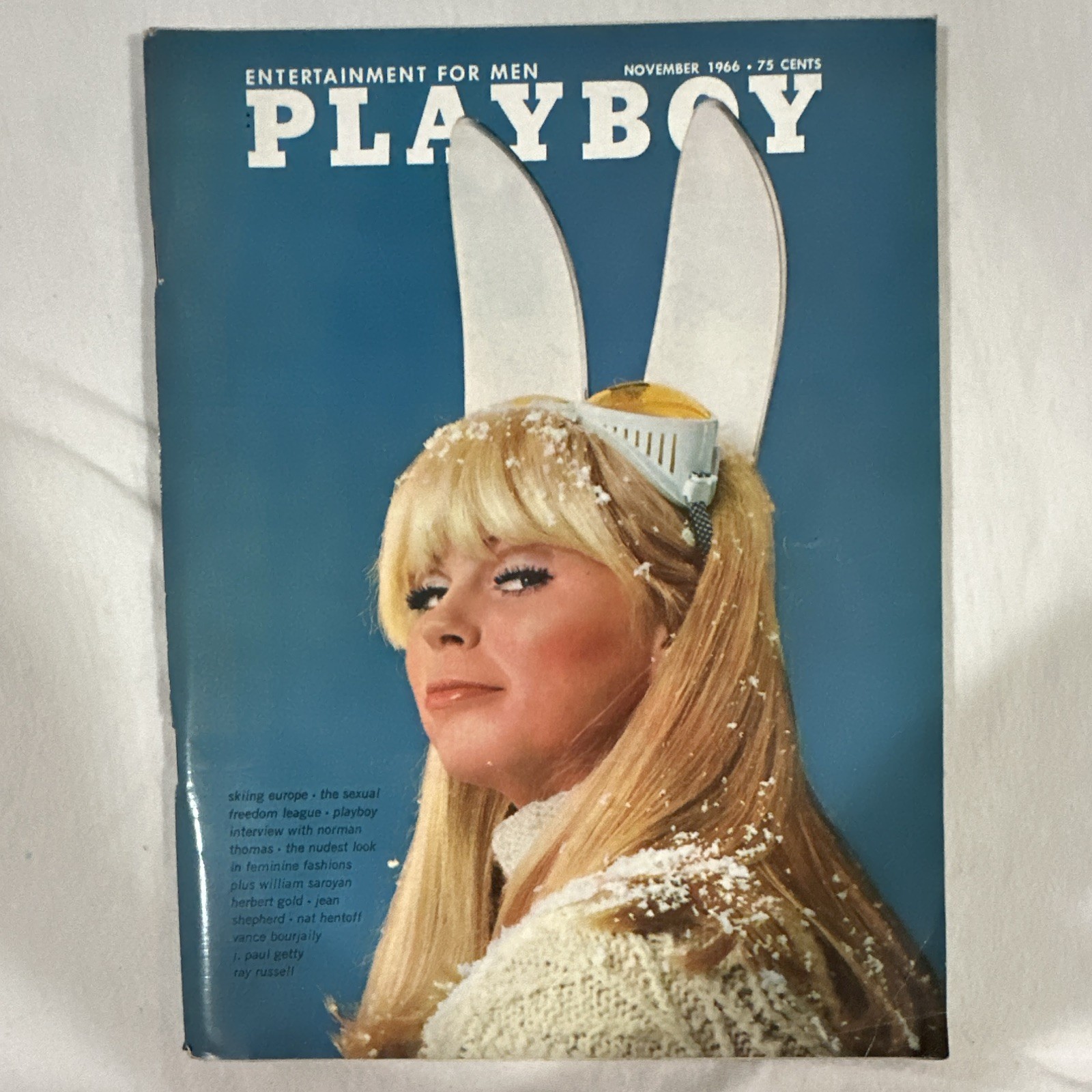 1966 Playboy Magazines – Lot of 10 in Excellent Condition, Centerfolds Intact