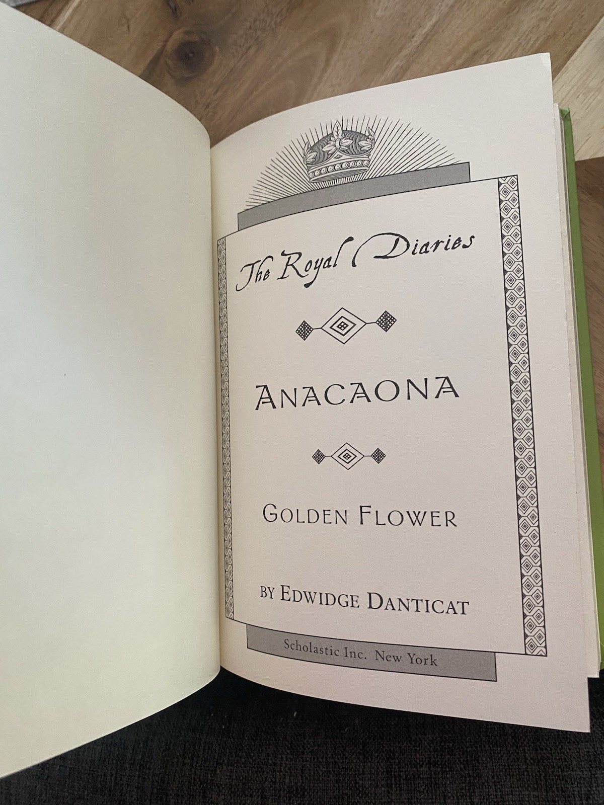 Anacaona: Golden Flower, Haiti, 1490 By Edwin Danticat First Edition 2005