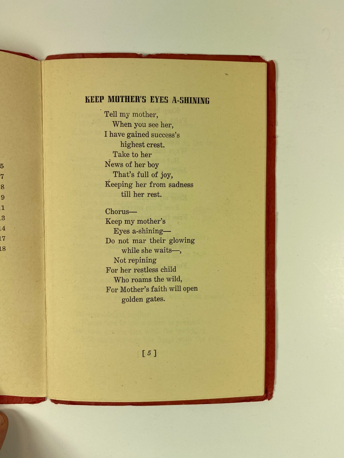 Signed 1945 Book Of WWII Poetry by M. Bishop – Keep Mother’s Eyes A-Shining
