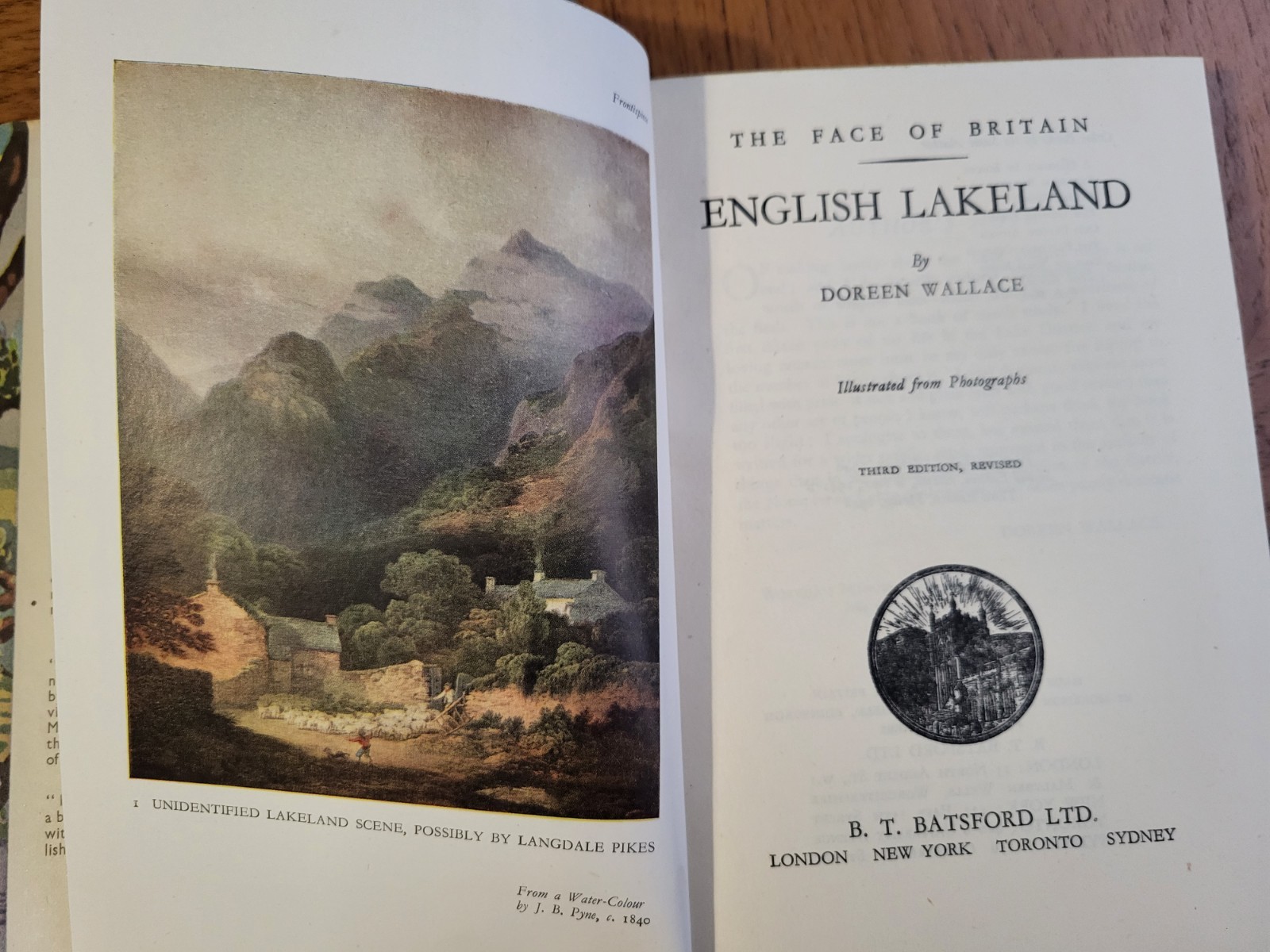 The Face Of Britain – Batsford Books Collection – Vintage 1940s – Landscape